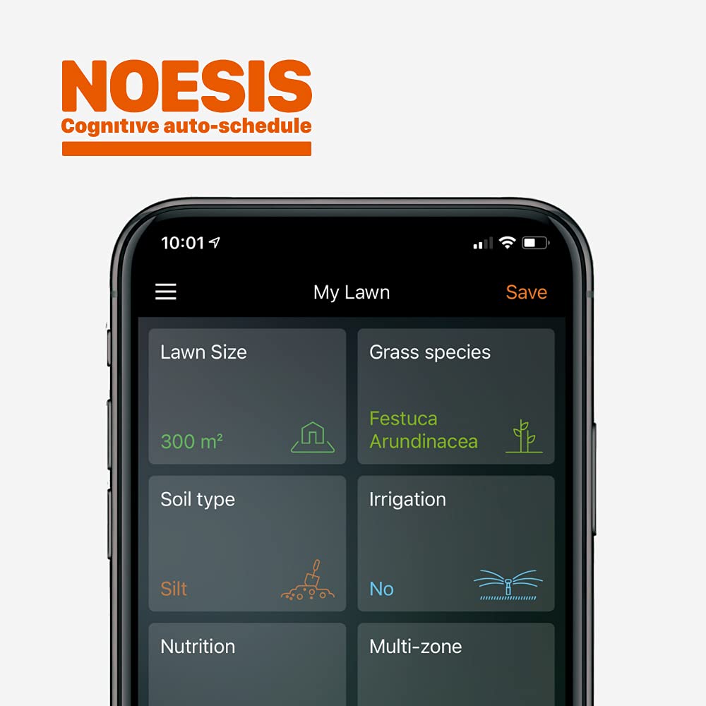 WORX Landroid Plus WR165E Mähroboter - Mit Begrenzungskabel, 500m², AIA Navigation, 35% Steigung, App