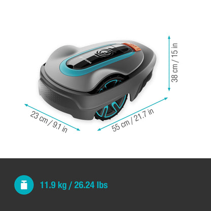 Gardena SILENO City 400m² Set - LONA AI-Technologie, App-Steuerung, 35% Steigung, inkl. Gateway