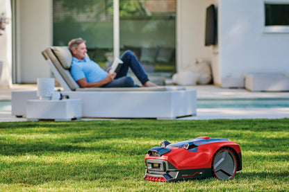 Einhell FREELEXO CAM 500 Mähroboter - Kamera statt Draht, 500m², 25% Steigung, 18V Akku, Brushless