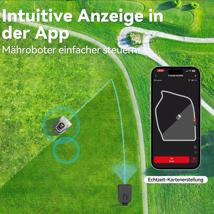 Redkey MGC500 Mähroboter - 800m², 45% Steigung, App-Steuerung, Kabelbruch-Finder, automatisch