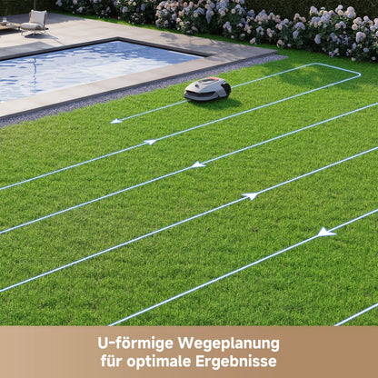 DREAME A1 Pro Mähroboter - 3D-LiDAR, ohne Begrenzungskabel, 2000m², App, OmniSense Tech